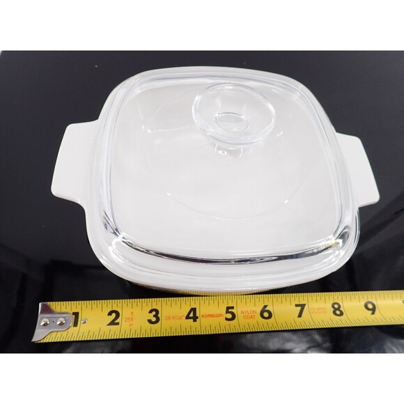 Corning Ware Casserole Dish 1 Quart Spice Of Life L’Echalote A-1-B w/ Pyrex Lid - Picture 2 of 12